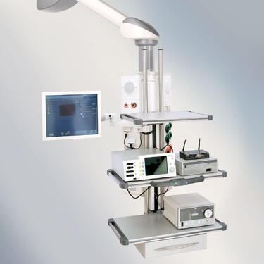 Al Maysoon Supply for the first time Pendant 301 Air model  Business for OR rooms In Haditha Hospital in